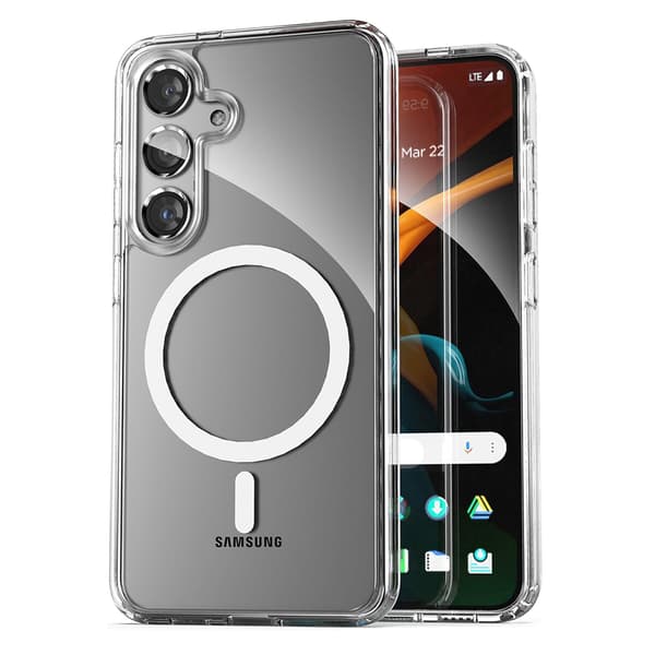 Samsung Galaxy S24 FE  Stötsäker design med kepsfunktion Transparent