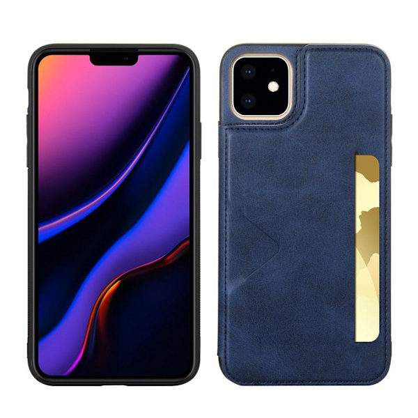 iPhone 11 - Exklusivt Hanman Skal med Kortfack Mörkblå