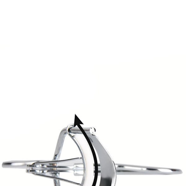 Hållbar Ögonfransklämma (Hög Kvalitet) Silver