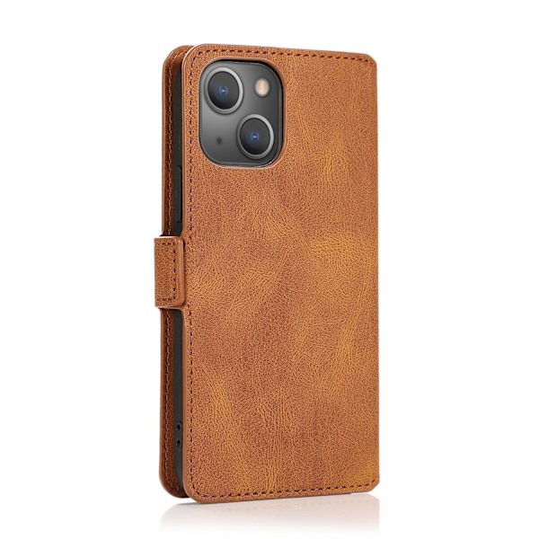 Stilrent Plånboksfodral med Flip-Funktion för iPhone 15 Brown