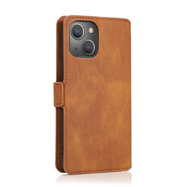 Stilrent Plånboksfodral med Flip-Funktion för iPhone 15 Brun