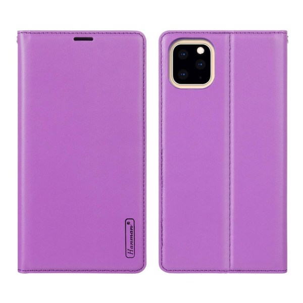iPhone 11 Pro - Huolellinen Smart Hanman -lompakkokotelo Purple Lila
