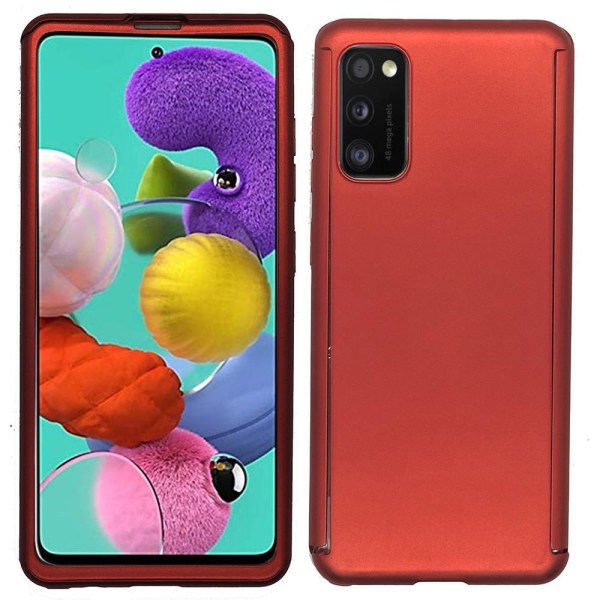 Samsung Galaxy A51 - Floveme Dubbelskal Red Röd