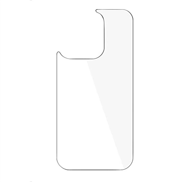 3-PACK iPhone 14 Pro Max Skärmskydd Baksida 0,3mm Transparent