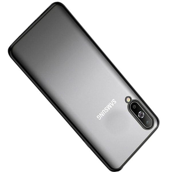 Samsung Galaxy A70 - Silikonskal (FLOVEME) PinkGold Roséguld