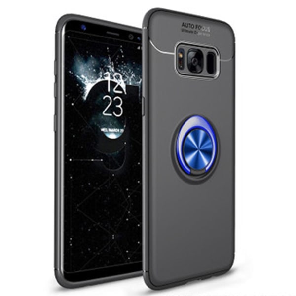 Samsung Galaxy S8 - AUTO FOCUS - Deksel med ringholder Blå/Blå