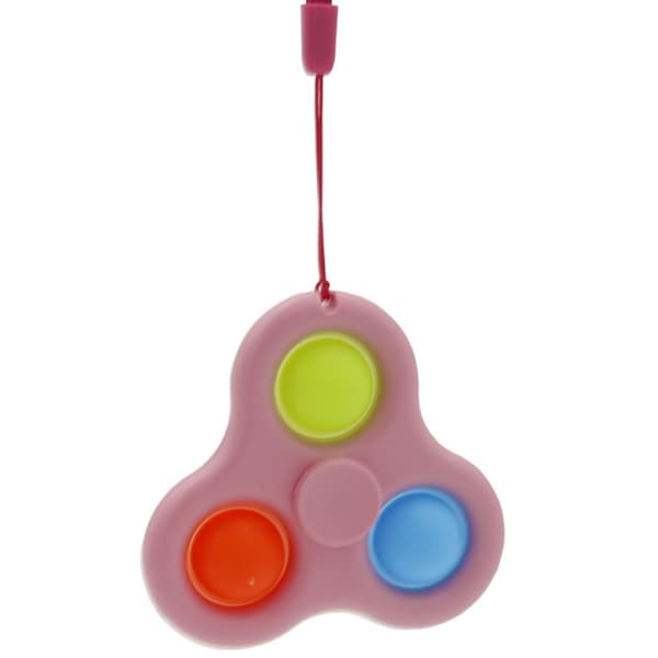 Fidget Toy / Fidget Leksak / Simple Dimple TRE/FYRKANT Vit Trekant