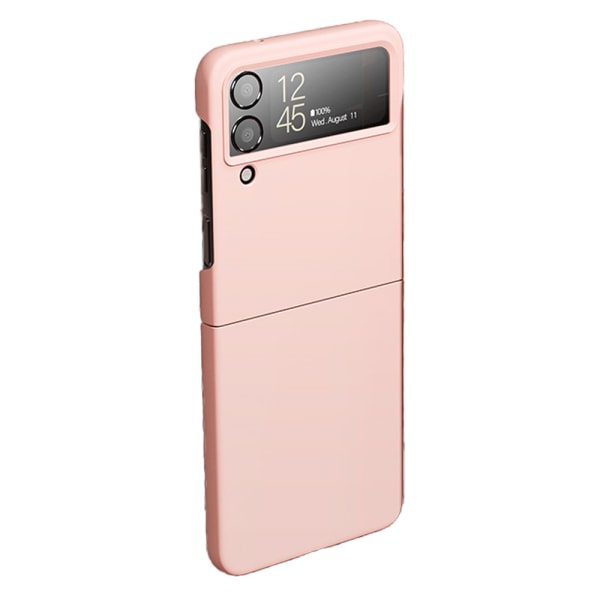 Stötdämpande matt fast PC-skal för Samsung Galaxy Z Flip 4 Rosa