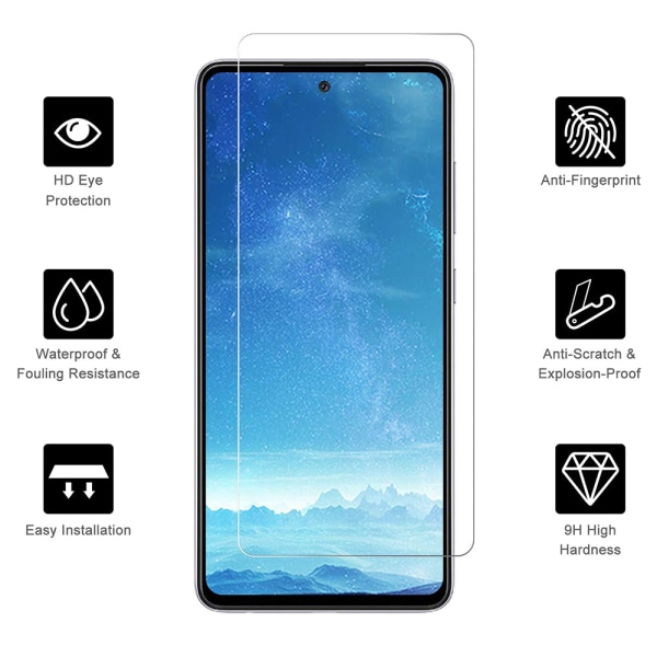 Samsung Galaxy A52s 5G Skärmskydd + Kameralinsskydd HD 0,3mm Transparent