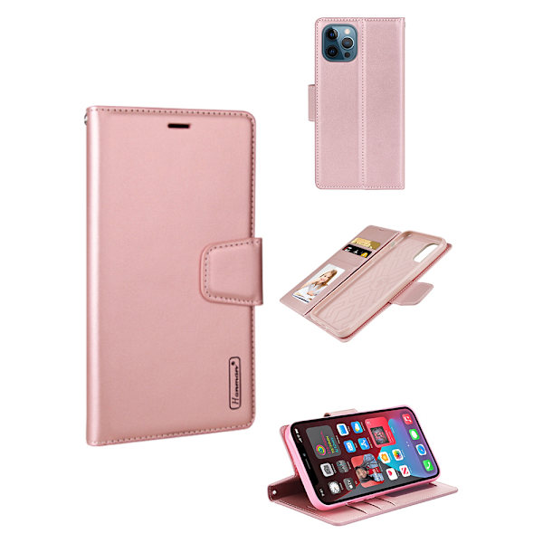 iPhone 14 Pro - (Hanman) Plånboksfodral Guld