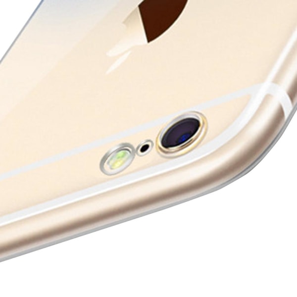 iPhone 7 - Stødabsorberende silikone cover Transparent/Genomskinlig