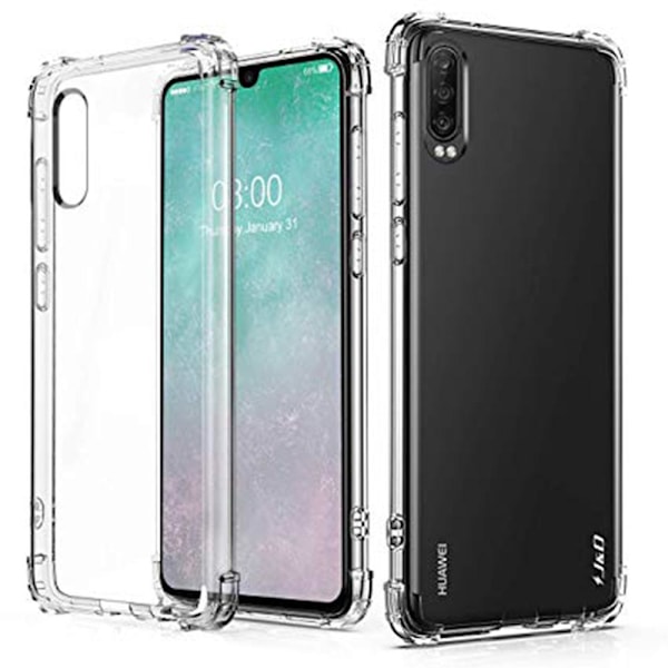 Huawei P30 - Effektfullt Skyddsskal i Silikon (FLOVEME) Blå/Rosa
