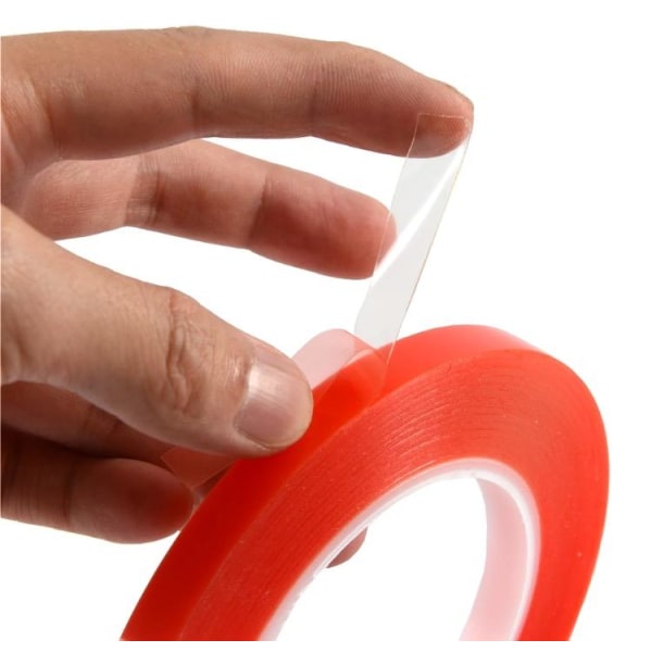 Dobbeltsidig teip til mobiler/nettbrett (Transparent) 1mm