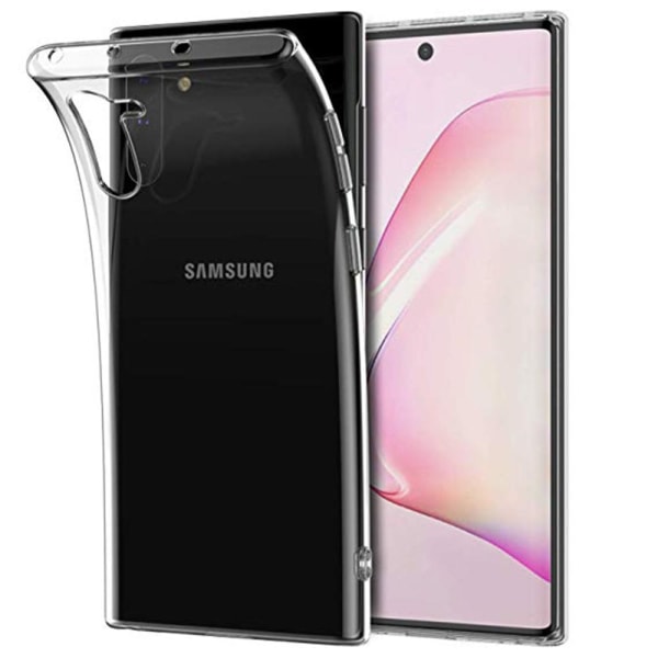 Samsung Galaxy Note 10 - Suojaava silikonikuori (FLOVEME) Transparent/Genomskinlig