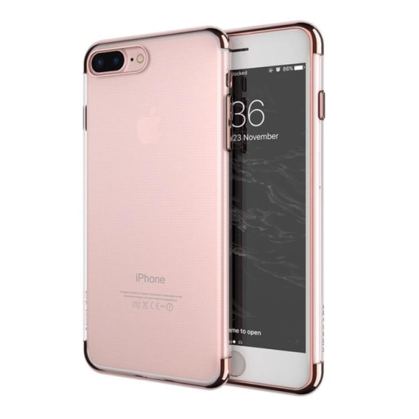 iPhone 7 PLUS - Stilrent och Elegant Silikonskal från FLOVEME Guld