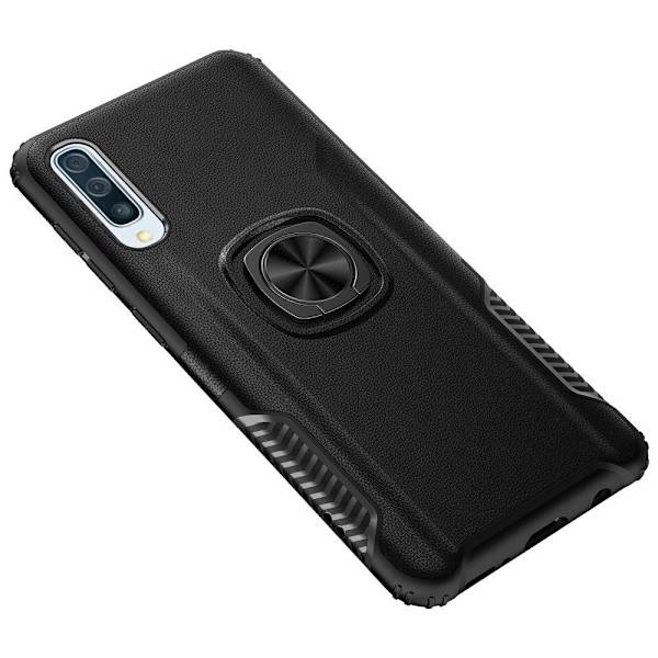 Samsung Galaxy A70 - Praktiskt Skyddsskal med Ringhållare Petrol