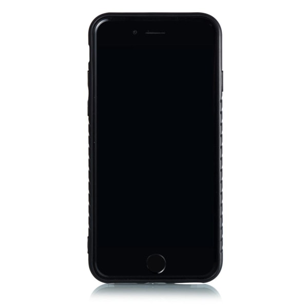 iPhone SE 2020 - Retro Skal med Kortfack Mörkblå