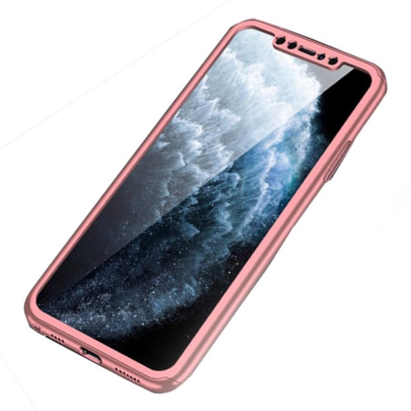 iPhone 12 - Dubbelsidigt Skal (FLOVEME) Silver