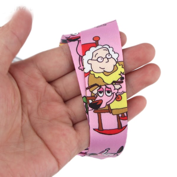 Slittåligt COURAGE Nyckelband Rosa