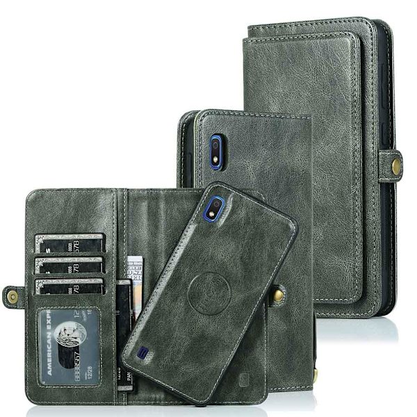 Samsung Galaxy A10 - Exklusivt Praktiskt Plånboksfodral Brown Brun
