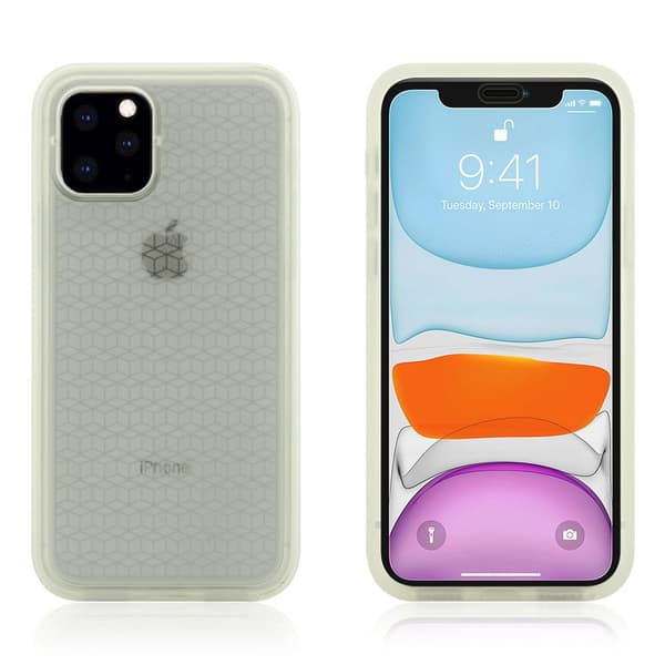 iPhone 11 Pro Max - Vattentåligt Dubbelskal White Vit