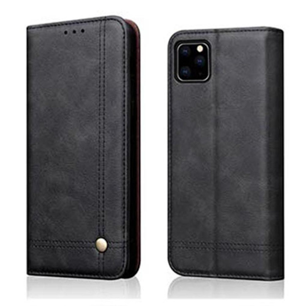 iPhone 11 Pro Max - Praktiskt Stilrent Plånboksfodral Röd