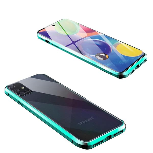 Samsung Galaxy A71 - Magnetisk dobbeltcover Svart