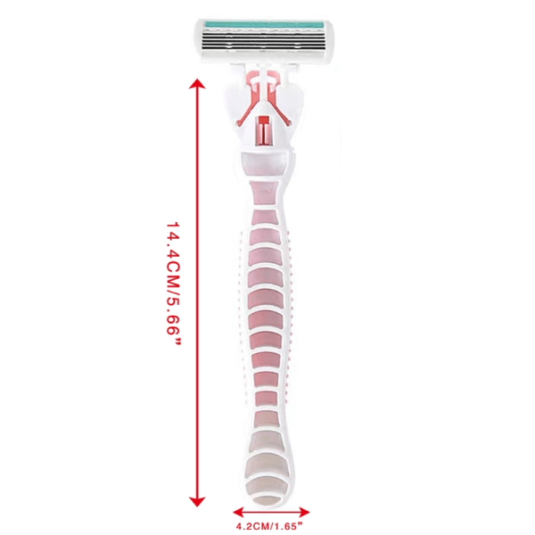 Glat barbermaskine med 3 ekstra hoveder Rosa