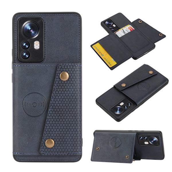 Xiaomi Mi 12 - Skal med Korthållare Svart