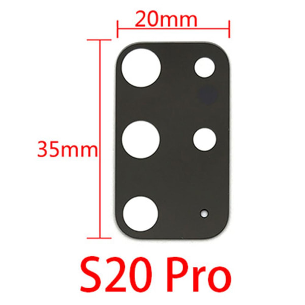 S20 Plus Bakre Kamerafälglins Reservdel Black