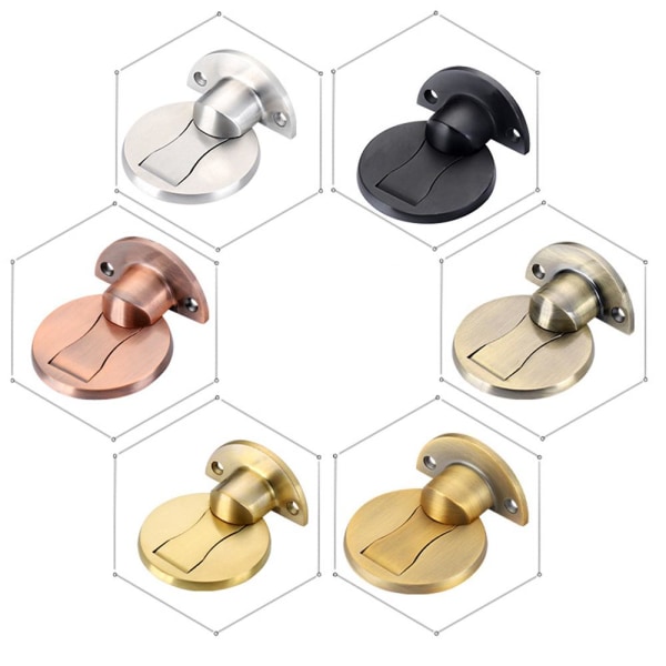 Magnetiskt Dörrstopp Svart/Guld