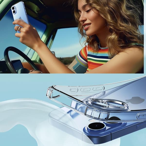 iPhone 17 - Skyddande Stilrent Stötdämpande Silikonskal