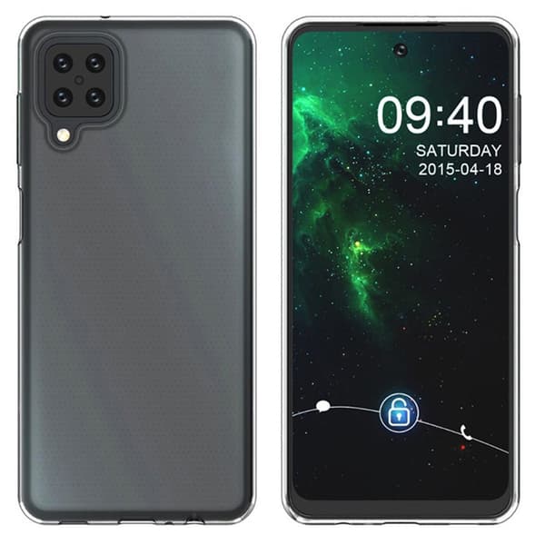 Samsung Galaxy A12 - Floveme Silikonskal Transparent