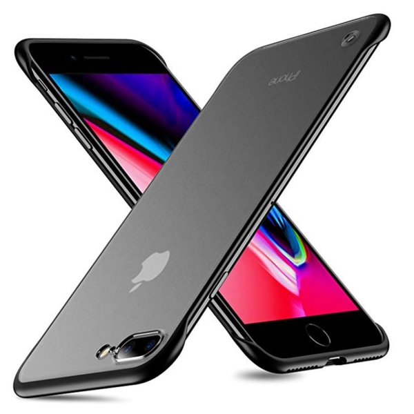 iPhone 8 Plus - Skyddande Stilrent Skal Svart