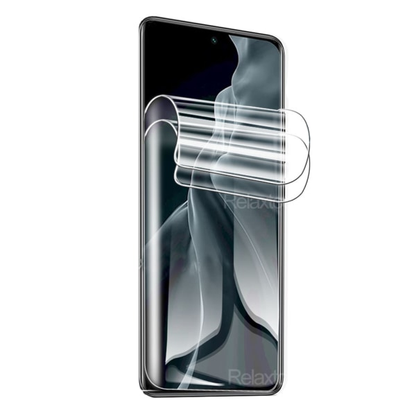 Xiaomi 12 blød skærmbeskytter PET HD 0,2 mm Transparent