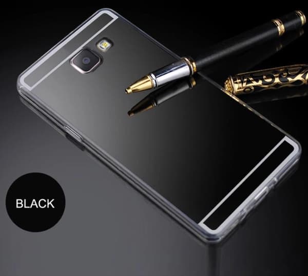 Samsung Galaxy A5 (2016) SKAL från LEMAN med Spegeldesign Svart