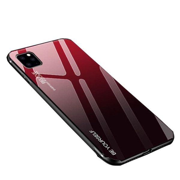 iPhone 11 Pro Max - Stilrent Skyddsskal (NKOBEE) DarkRed 3