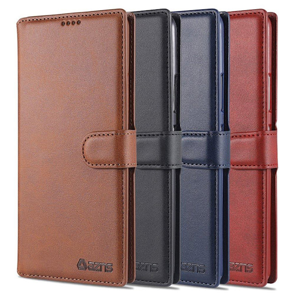 Samsung Galaxy A12 - Praktisk AZNS Wallet Case Svart