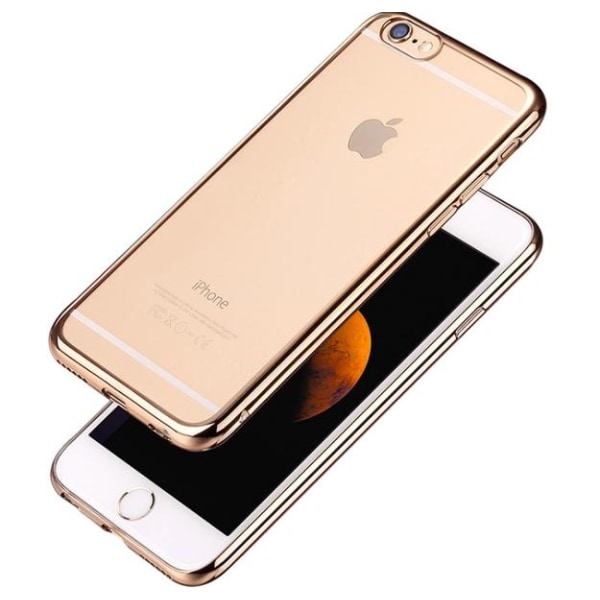 iPhone 6/6S Plus - Stilrent Silikonskal från LEMAN Silver/Grå