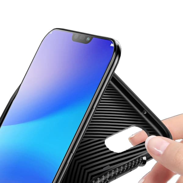Huawei P30 Lite - Praktiskt Skal med Ringhållare (FLOVEME) Blå