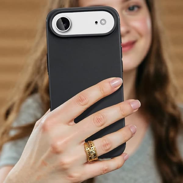 iPhone 17 Air  Matt Silikonskal Svart