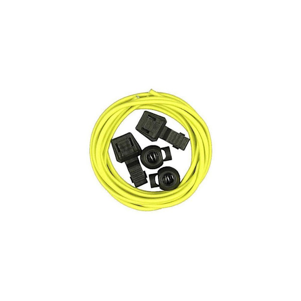 Elastiska Skosnören (Inklusive Dragsko) Längd: 100cm Vit