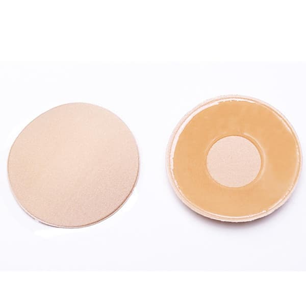 Självhäftande Nipple Cover Bekväm Svart Blomma