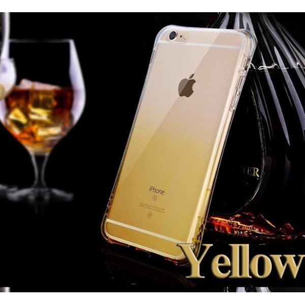 iPhone 6/6S PLUS- Elegant OMBRE silikonskal med extra tjock kant Röd