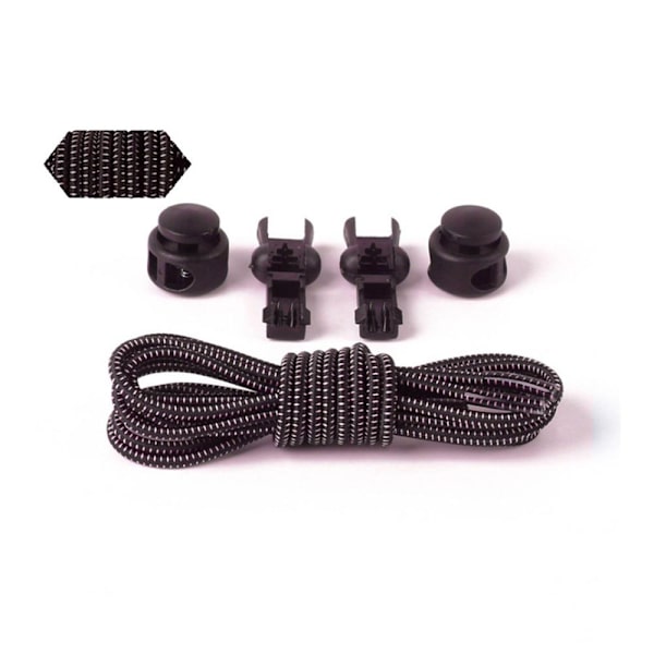 Snørebånd (Elastisk) 100cm - Holdbar Röd