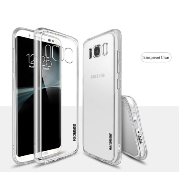Samsung Galaxy S8+ - NAKOBEE Stilrent Skal (ORIGINAL) Svart