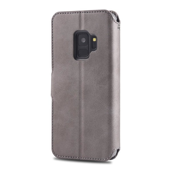 Samsung Galaxy S9 - Praktisk Yazunshi Wallet Case Röd