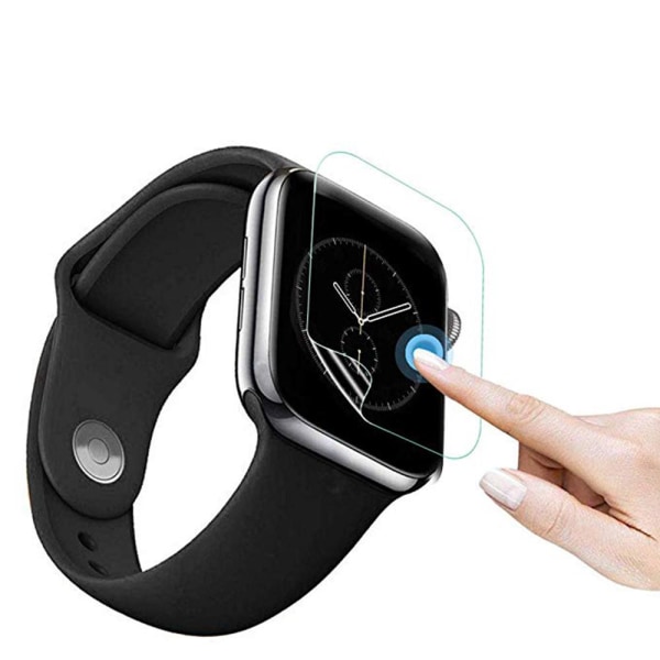 Pehmeä näytönsuoja Apple Watch Series 2/3 38/42mm Transparent/Genomskinlig