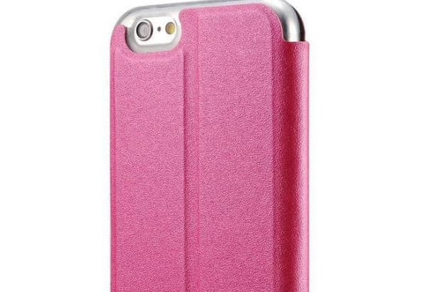 Smartfodral med Fönster & Svarsfunktion för iPhone 6/6S Röd
