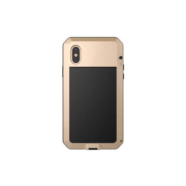 Army HEAVY DUTY Shock Drop (Stryktålig) Aluminum för iPhone X/XS Guld